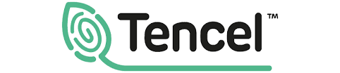 Tencel yarn by Lenzing in Austria, made from certified wood pulp in a closed-loop water and solvent recovery process.